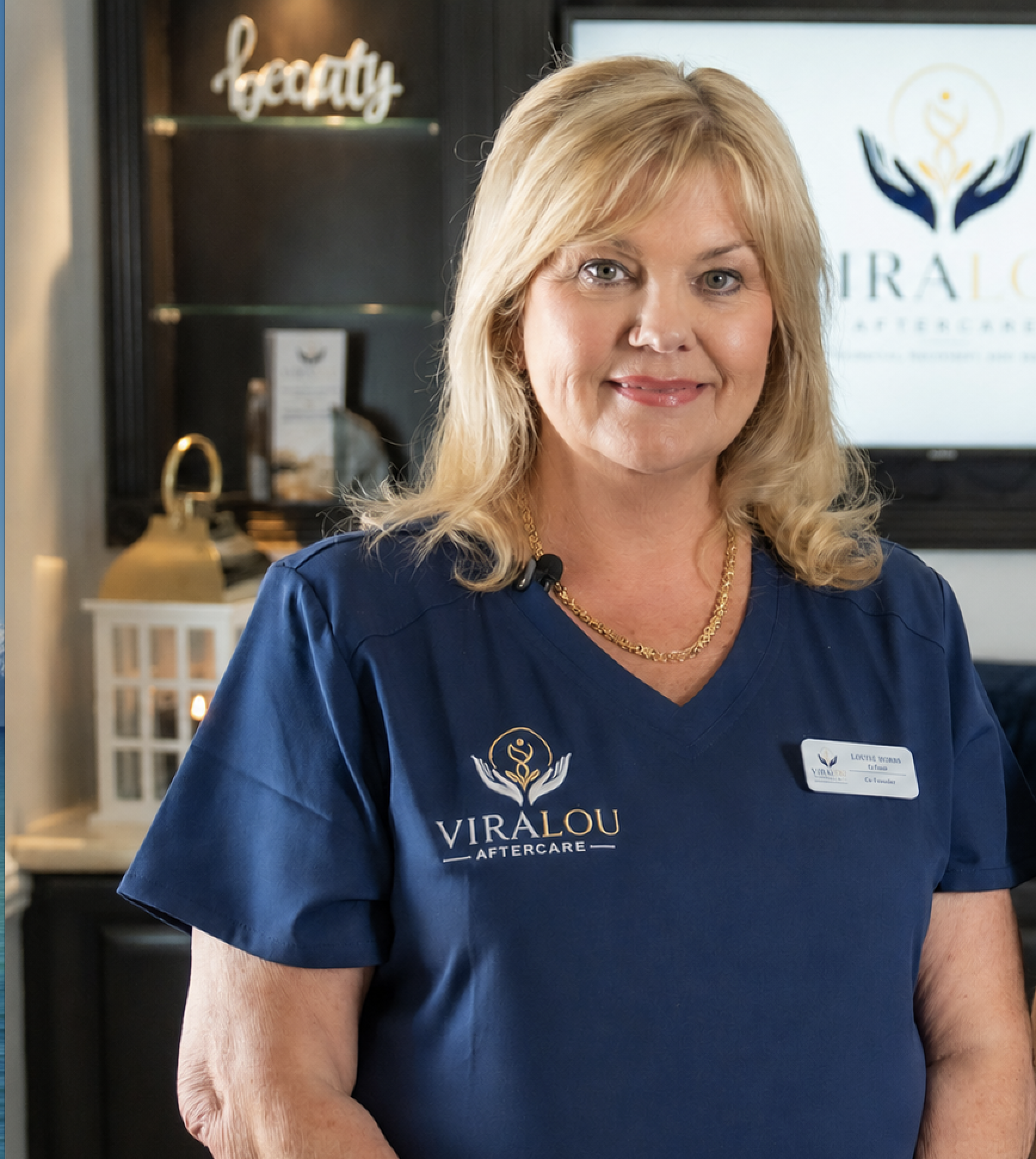 Louise Hobbs, RN, BSN, founder of ViraLou Aftercare
